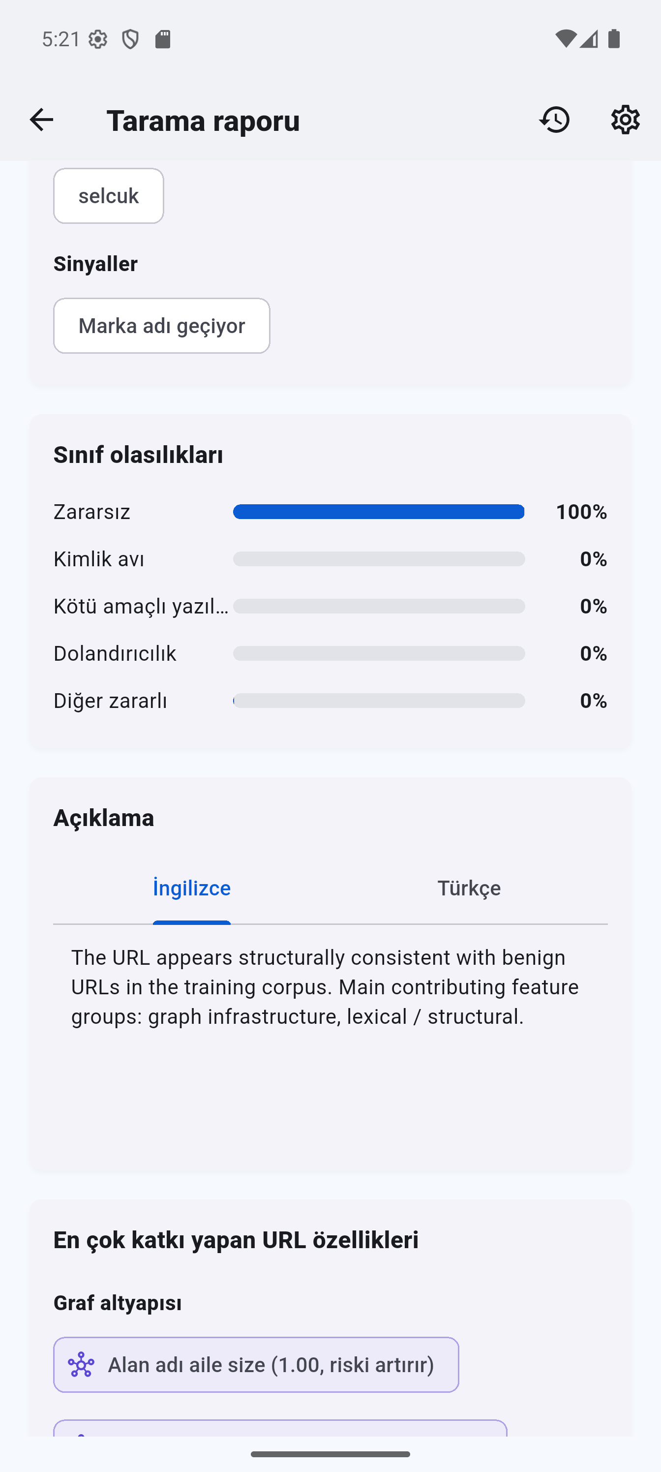 TurkQuish interface